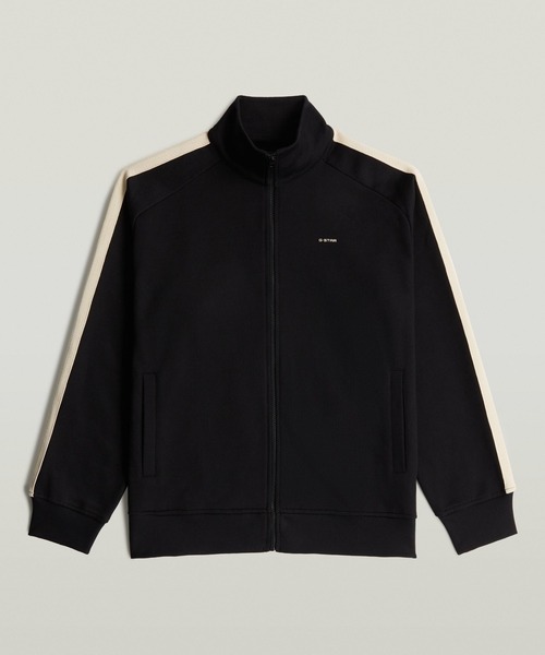 G-STAR(ジースター)の「Track Sweater Jacket/スリーブラインスウェットトラックジャケット(ジャージ・メンズ・ホワイト系その他/ダークブラック・SMALL/MEDIUM/LARGE/X-LARGE/X-SMALL)」の9枚目の写真