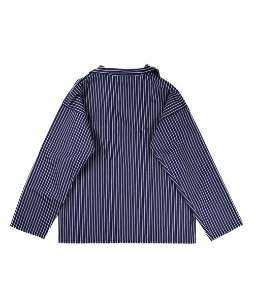INNOCENT（イノセント）の「【T14】【modAS/モダス】Unisex Original V-Neck Rigging Shirt with Drawstring（Tシャツ/カットソー・メンズ・その他1/その他2・MEDIUM/X-LARGE/LARGE/SMALL）」の7枚目の写真