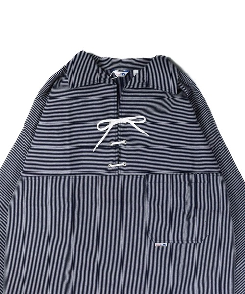 INNOCENT（イノセント）の「【T14】【modAS/モダス】Unisex Original V-Neck Rigging Shirt with Drawstring（Tシャツ/カットソー・メンズ・その他1/その他2・MEDIUM/X-LARGE/LARGE/SMALL）」の9枚目の写真