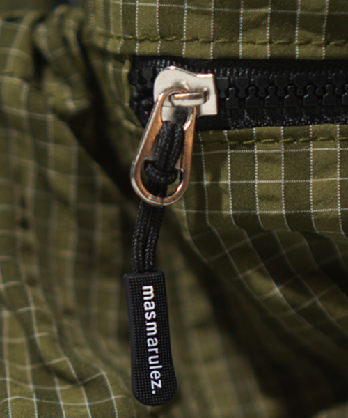 MASMARULEZ（マスマルールズ）の「[INT] String flap backpack _ Check Khaki（バックパック/リュック・レディース・その他・FREE）」の7枚目の写真
