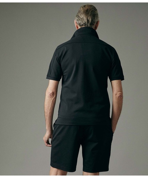 junhashimoto(ジュンハシモト)の「POWER MESH POLO(ポロシャツ・メンズ・ブラック/ネイビー/ホワイト・3/5/4/2)」の6枚目の写真