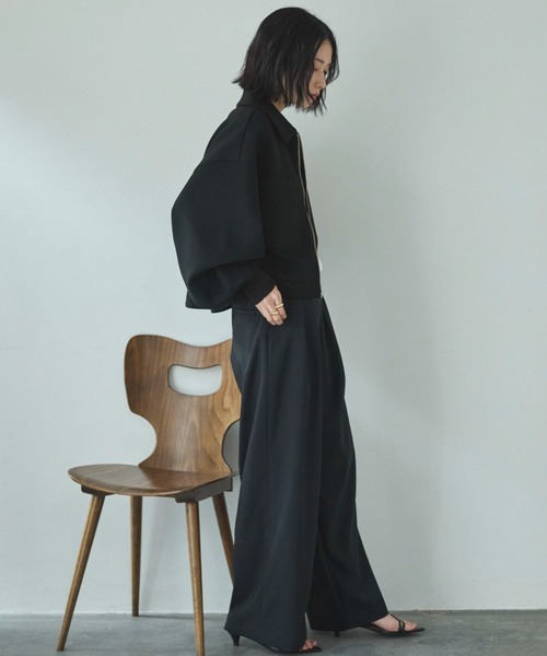 Doux archives（ドゥアルシーヴ）の「ラップ風タックパンツ（その他パンツ・レディース・ミント/ブラック/オフホワイト・SMALL/MEDIUM）」の7枚目の写真