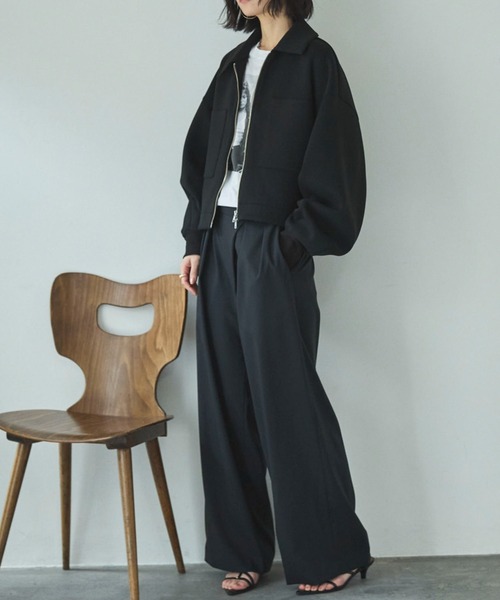 Doux archives（ドゥアルシーヴ）の「ラップ風タックパンツ（その他パンツ・レディース・ミント/ブラック/オフホワイト・SMALL/MEDIUM）」の12枚目の写真