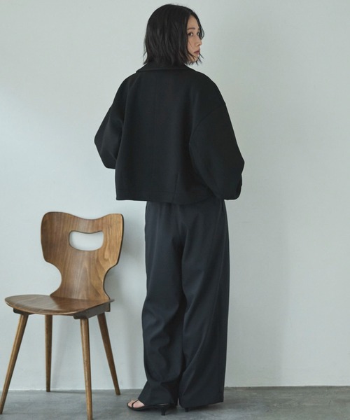 Doux archives（ドゥアルシーヴ）の「ラップ風タックパンツ（その他パンツ・レディース・ミント/ブラック/オフホワイト・SMALL/MEDIUM）」の8枚目の写真