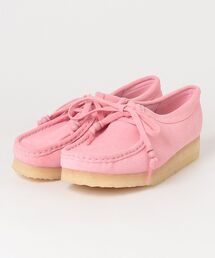 クラークス オリジナルス 【CLARKS ORIGINALS】- ワラビー シューズ【WALLABEE Candy Pink 26183809】