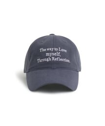 RAINBOWBOWL（レインボーボール）の「ラブマイセルフ ボールキャップ ヴィンテージブルー（キャップ）」