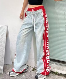 Pt18kg（プラチナイチハチキログラム）の「スポーティーラインデニムパンツ（デニムパンツ）」