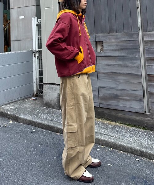 SOUNDSGOOOOD（サウンズグッド）の「【SOUNDS GOOOOD】サガラ刺繍パーカー（パーカー・レディース・グレー/バーガンディー・ONE SIZE）」の15枚目の写真