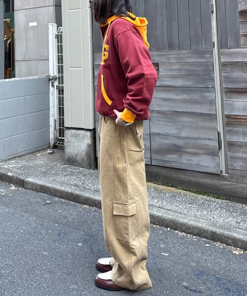 SOUNDSGOOOOD（サウンズグッド）の「【SOUNDS GOOOOD】サガラ刺繍パーカー（パーカー・レディース・グレー/バーガンディー・ONE SIZE）」の17枚目の写真