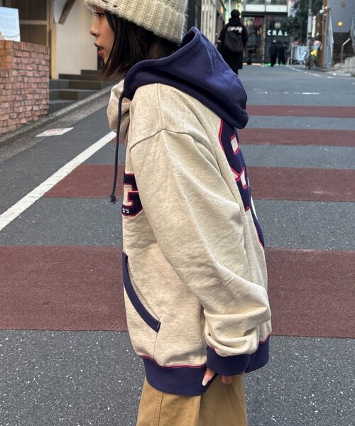 SOUNDSGOOOOD（サウンズグッド）の「【SOUNDS GOOOOD】サガラ刺繍パーカー（パーカー・レディース・グレー/バーガンディー・ONE SIZE）」の21枚目の写真