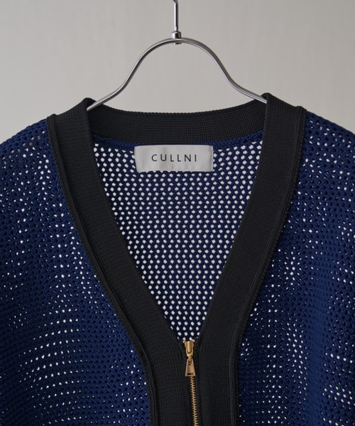 CULLNI（クルニ）の「【CULLNI exclusive for Lui's】ZIPカーディガン（カーディガン/ボレロ・メンズ・ブラック/ベージュ/ネイビー・1/2）」の11枚目の写真