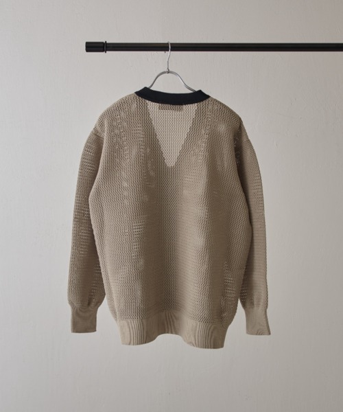 CULLNI（クルニ）の「【CULLNI exclusive for Lui's】ZIPカーディガン（カーディガン/ボレロ・メンズ・ブラック/ベージュ/ネイビー・1/2）」の8枚目の写真