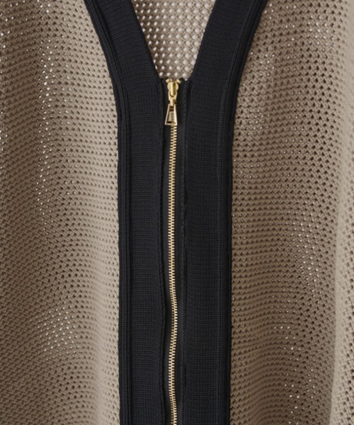 CULLNI（クルニ）の「【CULLNI exclusive for Lui's】ZIPカーディガン（カーディガン/ボレロ・メンズ・ブラック/ベージュ/ネイビー・1/2）」の12枚目の写真