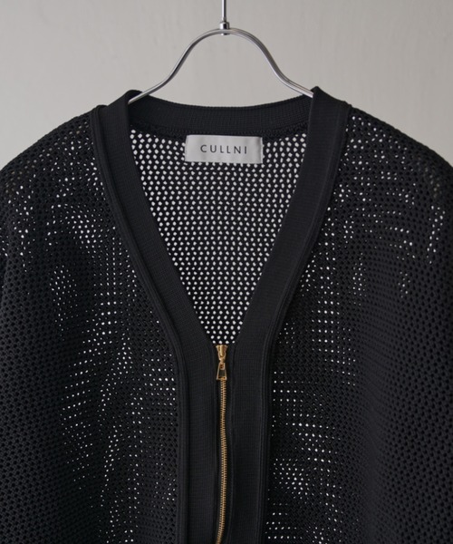 CULLNI（クルニ）の「【CULLNI exclusive for Lui's】ZIPカーディガン（カーディガン/ボレロ・メンズ・ブラック/ベージュ/ネイビー・1/2）」の6枚目の写真