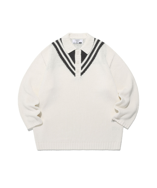 FFATS SAILOR PK KNIT — IVORY (NG2EFUK640A)