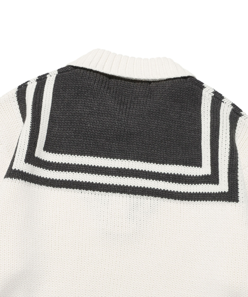 NICE GHOST CLUB(ナイスゴーストクラブ)の「FFATS SAILOR PK KNIT_IVORY(NG2EFUK640A)(ニット/セーター・レディース・アイボリー・S/M/L)」の6枚目の写真
