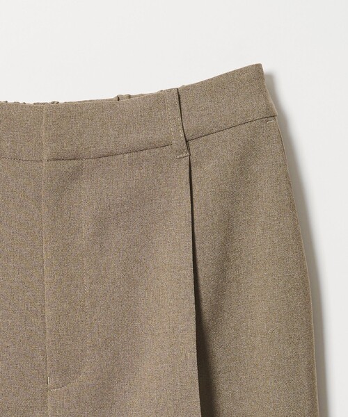 BEAUTY&YOUTH UNITED ARROWS（ビューティーアンドユースユナイテッドアローズ）の「【WEB限定 Wardrobe DAILY MINIMAL】メランジ タックストレートパンツ ウォッシャブル（スラックス・レディース・モカ/ブラック・S/M/L）」の11枚目の写真