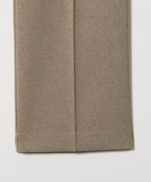 BEAUTY&YOUTH UNITED ARROWS（ビューティーアンドユースユナイテッドアローズ）の「【WEB限定 Wardrobe DAILY MINIMAL】メランジ タックストレートパンツ ウォッシャブル（スラックス・レディース・モカ/ブラック・S/M/L）」の7枚目の写真