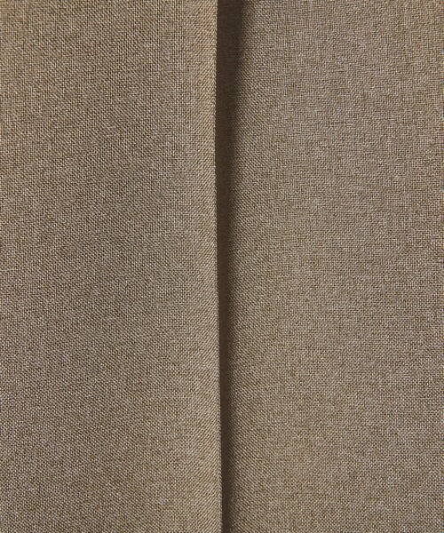 BEAUTY&YOUTH UNITED ARROWS（ビューティーアンドユースユナイテッドアローズ）の「【WEB限定 Wardrobe DAILY MINIMAL】メランジ タックストレートパンツ ウォッシャブル（スラックス・レディース・モカ/ブラック・S/M/L）」の6枚目の写真