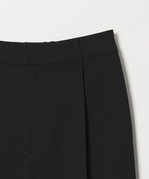 BEAUTY&YOUTH UNITED ARROWS（ビューティーアンドユースユナイテッドアローズ）の「【WEB限定 Wardrobe DAILY MINIMAL】メランジ タックストレートパンツ ウォッシャブル（スラックス・レディース・モカ/ブラック・S/M/L）」の3枚目の写真