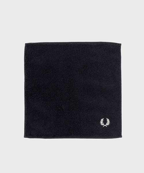 FRED PERRY（フレッドペリー）の「Towel Handkerchief／タオルハンカチ（ハンカチ/ハンドタオル・メンズ・レモンイエロー/ダークグリーン/ブラック/ホワイト/ダークブルー・ONE SIZE）」の6枚目の写真