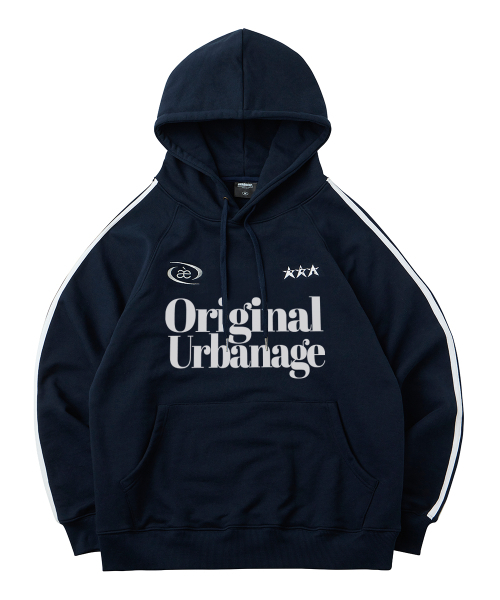URBANAGE（アーバンエイジ）の「オリジナルアーバンエイジナグランオーバーフードネイビー（パーカー・レディース・その他・MEDIUM/LARGE）」の5枚目の写真
