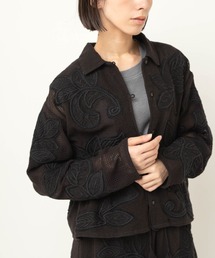 RNA-N | J2174 ボタニカル刺繍メッシュジャケット(その他アウター)