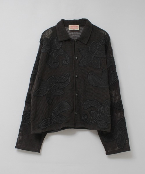 RNA-N（アールエヌエーエヌ）の「J2174 ボタニカル刺繍メッシュジャケット（その他アウター・レディース・ブラック/オフホワイト・FREE）」の13枚目の写真