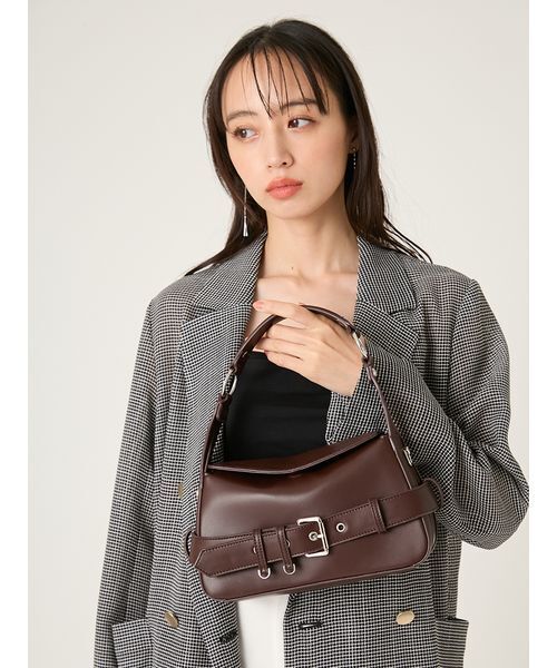 バックルデザインミドルバッグ（ハンドバッグ）｜FRAY I.D（フレイ