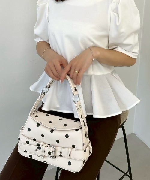 バックルデザインミドルバッグ（ハンドバッグ）｜FRAY I.D（フレイ