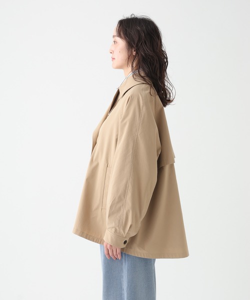 Elura（エルーラ）の「撥水ショートトレンチ/654101（トレンチコート・レディース・ベージュ/ネイビー・FREE）」の11枚目の写真