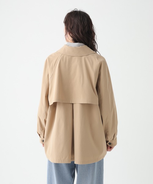 Elura（エルーラ）の「撥水ショートトレンチ/654101（トレンチコート・レディース・ベージュ/ネイビー・FREE）」の12枚目の写真