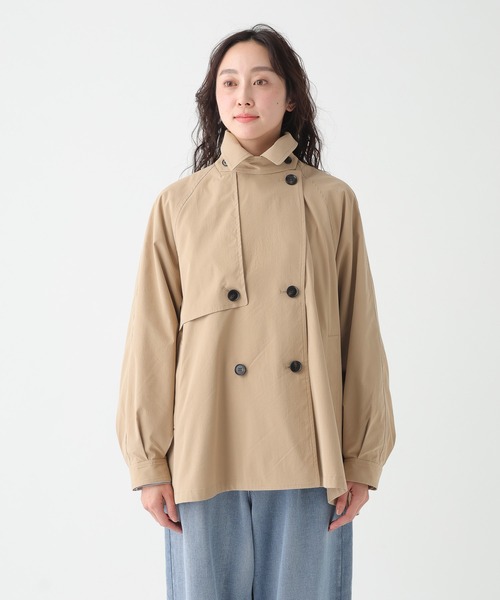 Elura（エルーラ）の「撥水ショートトレンチ/654101（トレンチコート・レディース・ベージュ/ネイビー・FREE）」の15枚目の写真