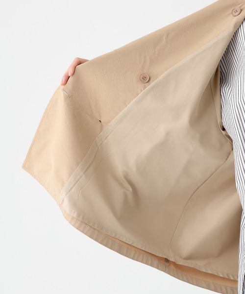 Elura（エルーラ）の「撥水ショートトレンチ/654101（トレンチコート・レディース・ベージュ/ネイビー・FREE）」の21枚目の写真