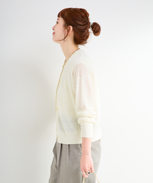 B.C STOCK(ベーセーストック)の「手洗い可 / FRENCH ICY LINEN アンサンブル(アンサンブル・レディース・ブラック/ベージュ/ホワイト・FREE)」の22枚目の写真