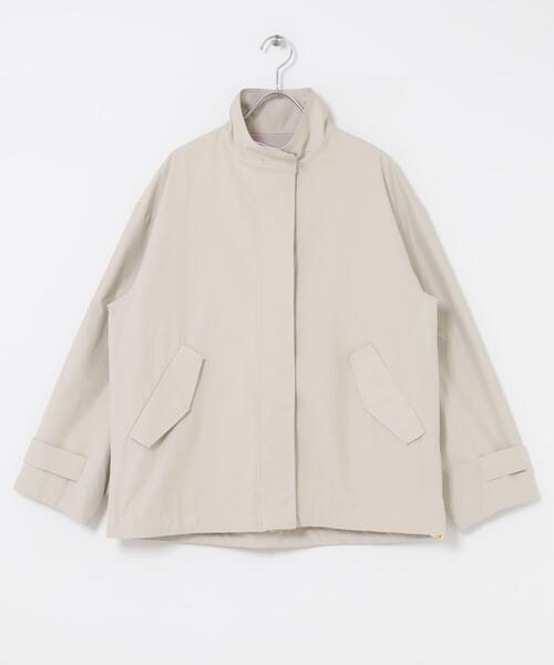 URBAN RESEARCH ROSSO WOMEN(アーバンリサーチ ロッソ)の「撥水スタンドカラーミドルコート(その他アウター・レディース・ライトベージュ/ネイビー・FREE)」の16枚目の写真