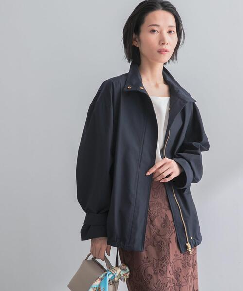 URBAN RESEARCH ROSSO WOMEN（アーバンリサーチ　ロッソ）の「撥水スタンドカラーミドルコート（その他アウター・レディース・ライトベージュ/ネイビー・FREE）」の18枚目の写真