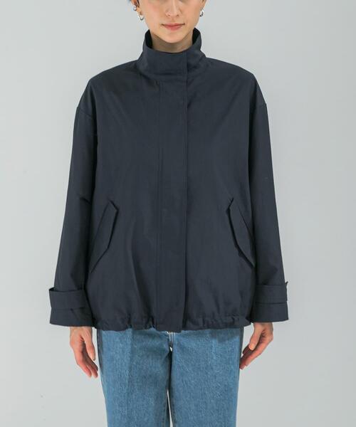 URBAN RESEARCH ROSSO WOMEN（アーバンリサーチ　ロッソ）の「撥水スタンドカラーミドルコート（その他アウター・レディース・ライトベージュ/ネイビー・FREE）」の20枚目の写真