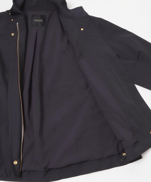 URBAN RESEARCH ROSSO WOMEN(アーバンリサーチ ロッソ)の「撥水スタンドカラーミドルコート(その他アウター・レディース・ライトベージュ/ネイビー・FREE)」の5枚目の写真