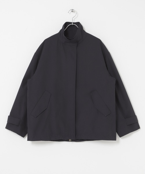 URBAN RESEARCH ROSSO WOMEN（アーバンリサーチ　ロッソ）の「撥水スタンドカラーミドルコート（その他アウター・レディース・ライトベージュ/ネイビー・FREE）」の21枚目の写真