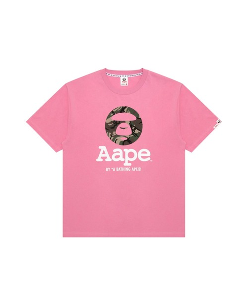 AAPE BY A BATHING APE(エーエイプバイアベイシングエイプ)の「AAPE BASIC TEE(Tシャツ/カットソー・メンズ・ブラック/ホワイト/ピンク・MEDIUM/X-LARGE/XX-LARGE/SMALL/LARGE)」の3枚目の写真