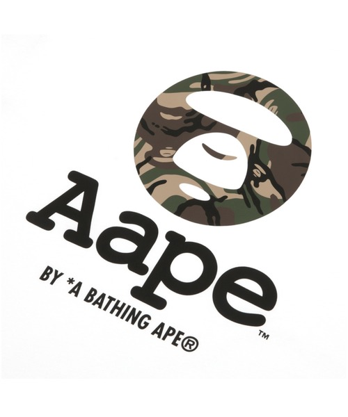 AAPE BY A BATHING APE(エーエイプバイアベイシングエイプ)の「AAPE BASIC TEE(Tシャツ/カットソー・メンズ・ブラック/ホワイト/ピンク・MEDIUM/X-LARGE/XX-LARGE/SMALL/LARGE)」の5枚目の写真