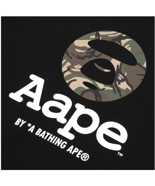 AAPE BY A BATHING APE(エーエイプバイアベイシングエイプ)の「AAPE BASIC TEE(Tシャツ/カットソー・メンズ・ブラック/ホワイト/ピンク・MEDIUM/X-LARGE/XX-LARGE/SMALL/LARGE)」の8枚目の写真