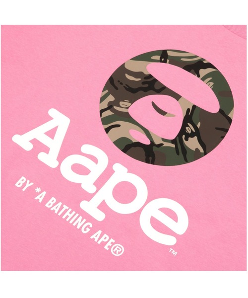 AAPE BY A BATHING APE(エーエイプバイアベイシングエイプ)の「AAPE BASIC TEE(Tシャツ/カットソー・メンズ・ブラック/ホワイト/ピンク・MEDIUM/X-LARGE/XX-LARGE/SMALL/LARGE)」の11枚目の写真
