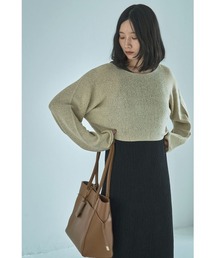 marjour | SHORT LENGTH RELAX KNIT PULLOVER(ニット/セーター)