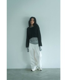 SHORT LENGTH RELAX KNIT PULLOVER