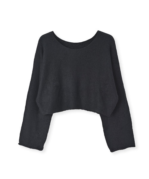 marjour(マージュール)の「SHORT LENGTH RELAX KNIT PULLOVER(ニット/セーター・レディース・ベージュ/ブラック・M)」の21枚目の写真