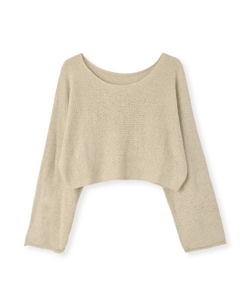 marjour(マージュール)の「SHORT LENGTH RELAX KNIT PULLOVER(ニット/セーター・レディース・ベージュ/ブラック・M)」の22枚目の写真