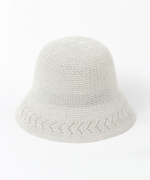 studio CLIP（スタディオクリップ）の「編み柄サーモハット（ハット・レディース・グレー/ブラック・FREE）」の5枚目の写真