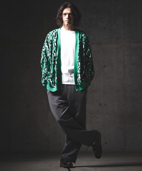 GLIMCLAP(グリムクラップ)の「mp14553-Printed Design Sweat Pants スウェットトラックパンツ(201-018-gls-cg)(スウェットパンツ・メンズ・オフホワイト/ミックスグレー/ブラック/チャコール・L/M/S)」の19枚目の写真